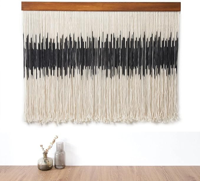 Mokof Large Macrame Wall Hanging - Wall Art for Living Room, Boho Wall Decor for Bedroom, Dining ... | Amazon (US)
