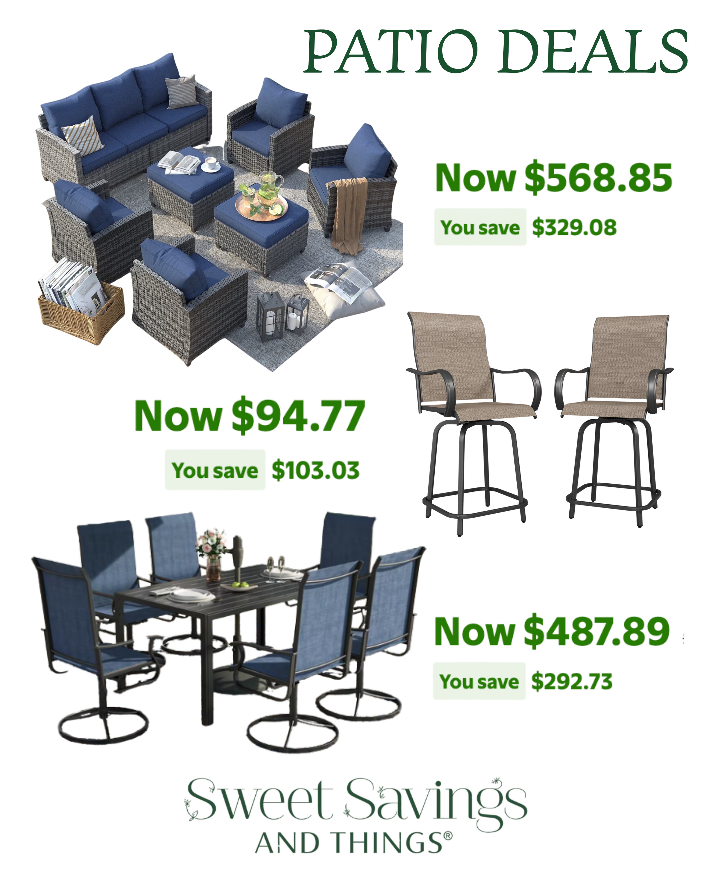 Patio deals too good to pass up! Revamp your space to enjoy the last bits of summer!  

 #LTKSeasonal #LTKHome #LTKSaleAlert