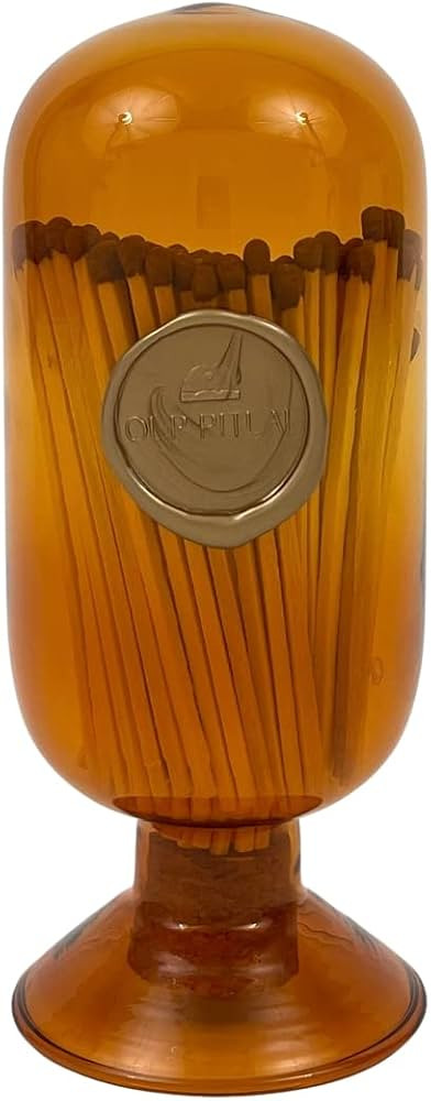 OUR RITUAL | Premium Decorative Wooden Matches in a Jar, Elegant Match Cloche Glass with Striker ... | Amazon (US)