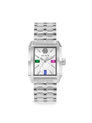 Philipp Plein Offshore 29.5MM Stainless Steel Bracelet Watch on SALE | Saks OFF 5TH | Saks Fifth Avenue OFF 5TH