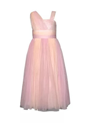 Bonnie Jean Girls 7-16 Sequin Top Mesh Skirt Dress | Belk