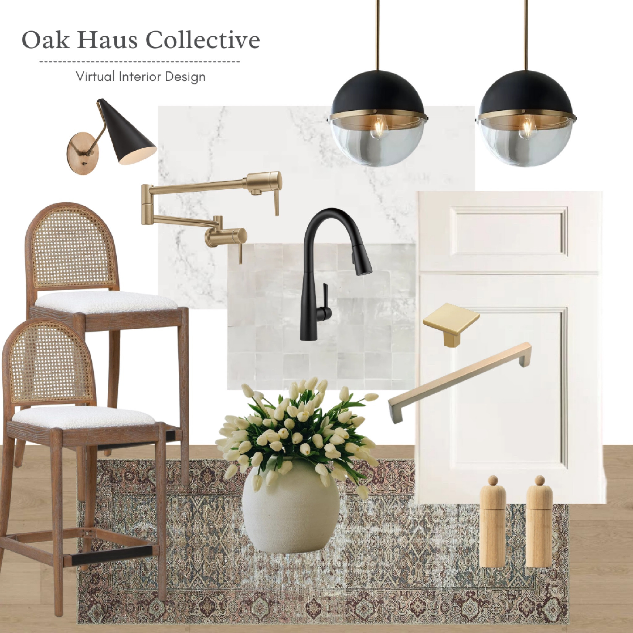 I love nothing more than mixing traditional design elements in the kitchen with more contemporary decor to create a transitional look! 

Modern kitchen, kitchen decor, kitchen lights, island pendants, black and gold kitchen, kitchen faucet, kitchen design, transitional kitchen, modern classic kitchen, kitchen cabinets, kitchen runner, kitchen hardware, gold pulls, gold knobs, counter stools, countertops, barstools, kitchen sconce, pot filler, modern faucet, kitchen decor

#LTKhome #LTKfamily #LTKstyletip