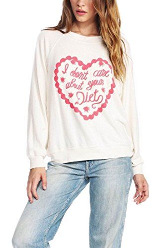 Wildfox Women's I Don't Care About Your Diet Sweatshirt | Amazon (US)