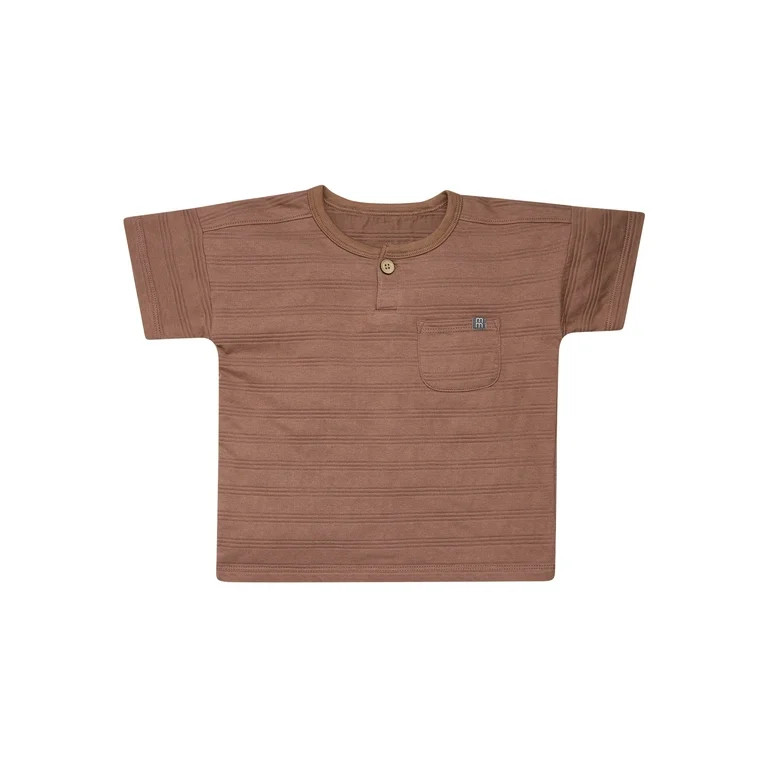 Modern Moments by Gerber Toddler Boy Oversized Textured Shirt and Short Outfit Set, 2-Piece, 12 M... | Walmart (US)