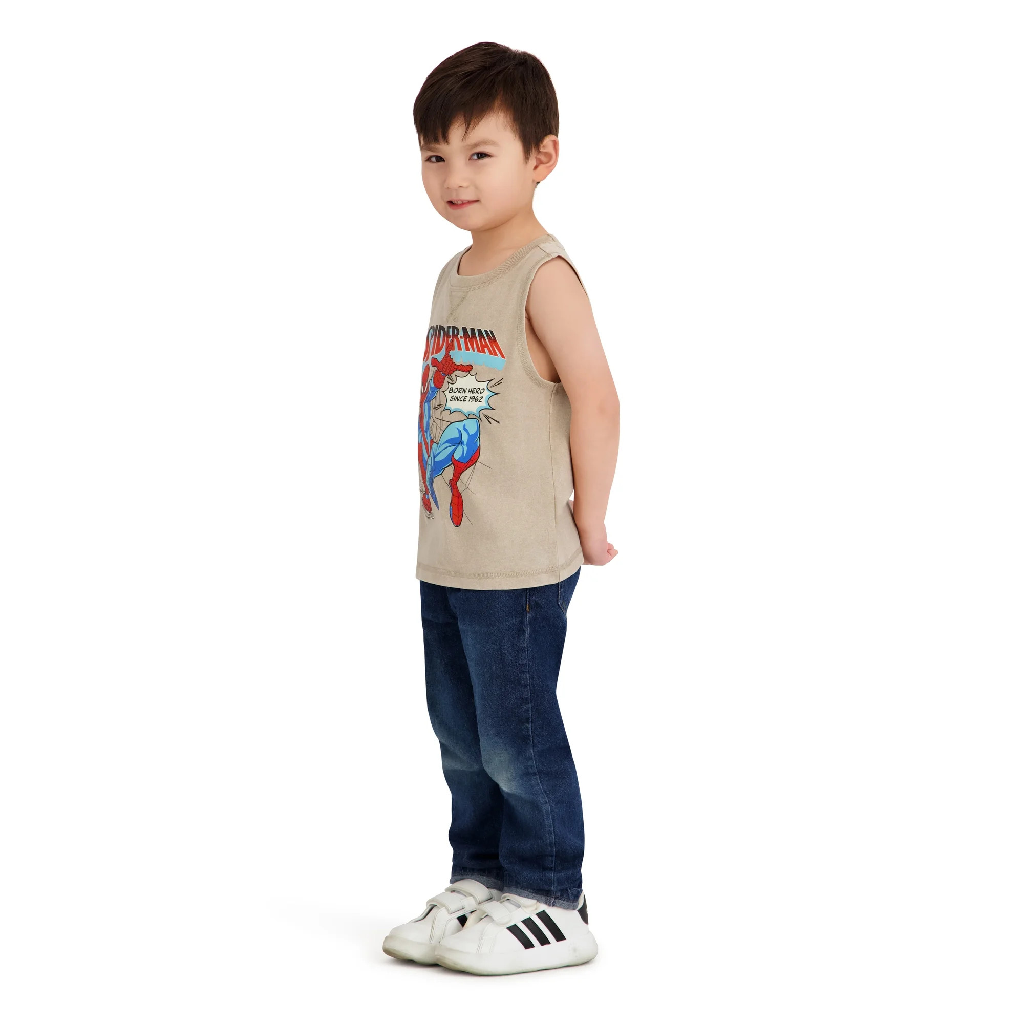 Spiderman Toddler Boy Sleeveless Muscle Tank, Sizes 12M-5T | Walmart (US)