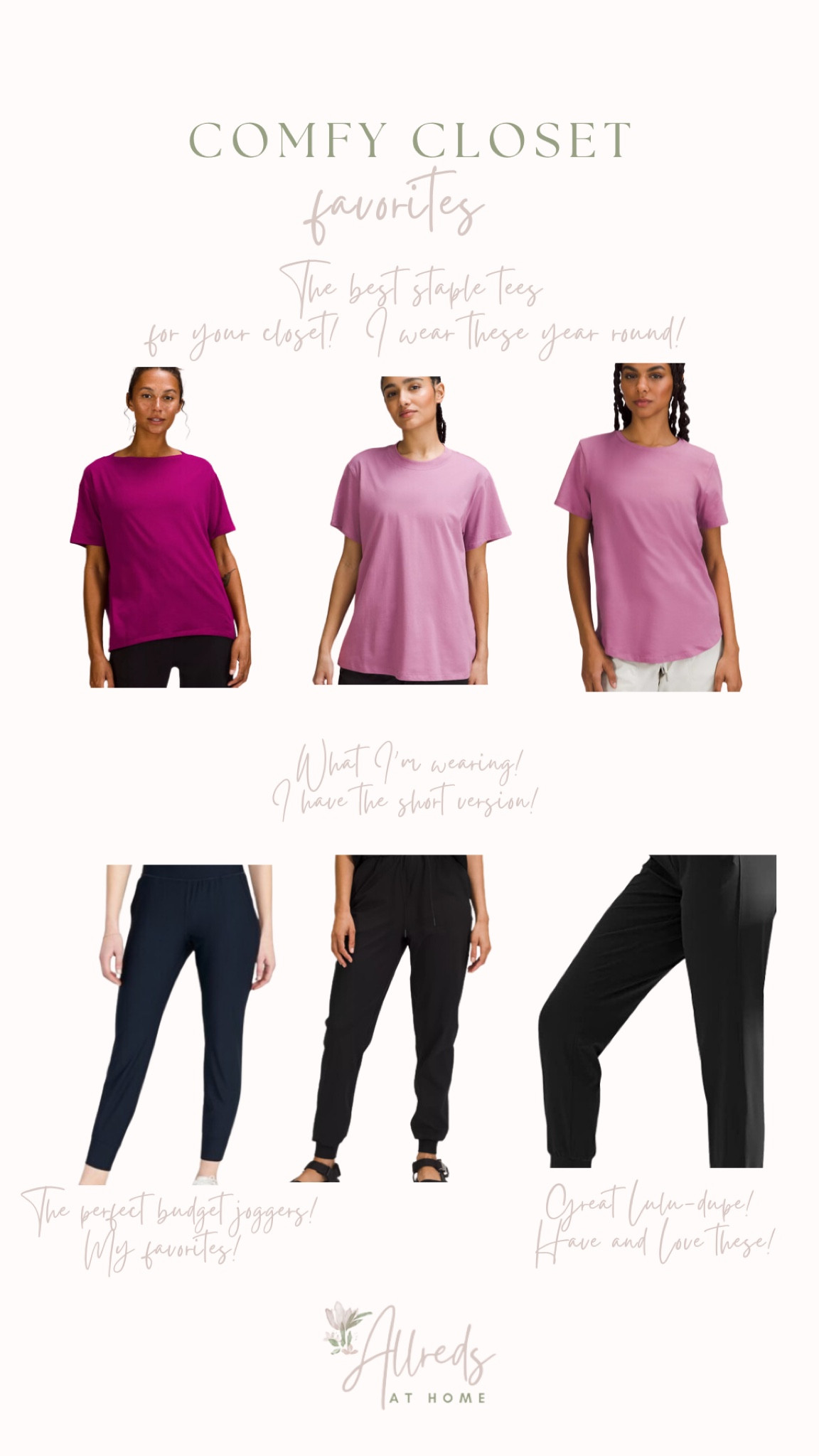 Rounded up my favorites basic tees and joggers! 

#LTKunder50 #LTKFind #LTKstyletip