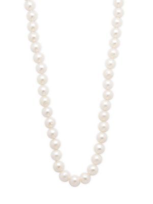 Masako 14K Yellow Gold &amp; 8-8.5MM Cultured Masako Pearl Necklace on SALE | Saks OFF 5TH | Saks Fifth Avenue OFF 5TH