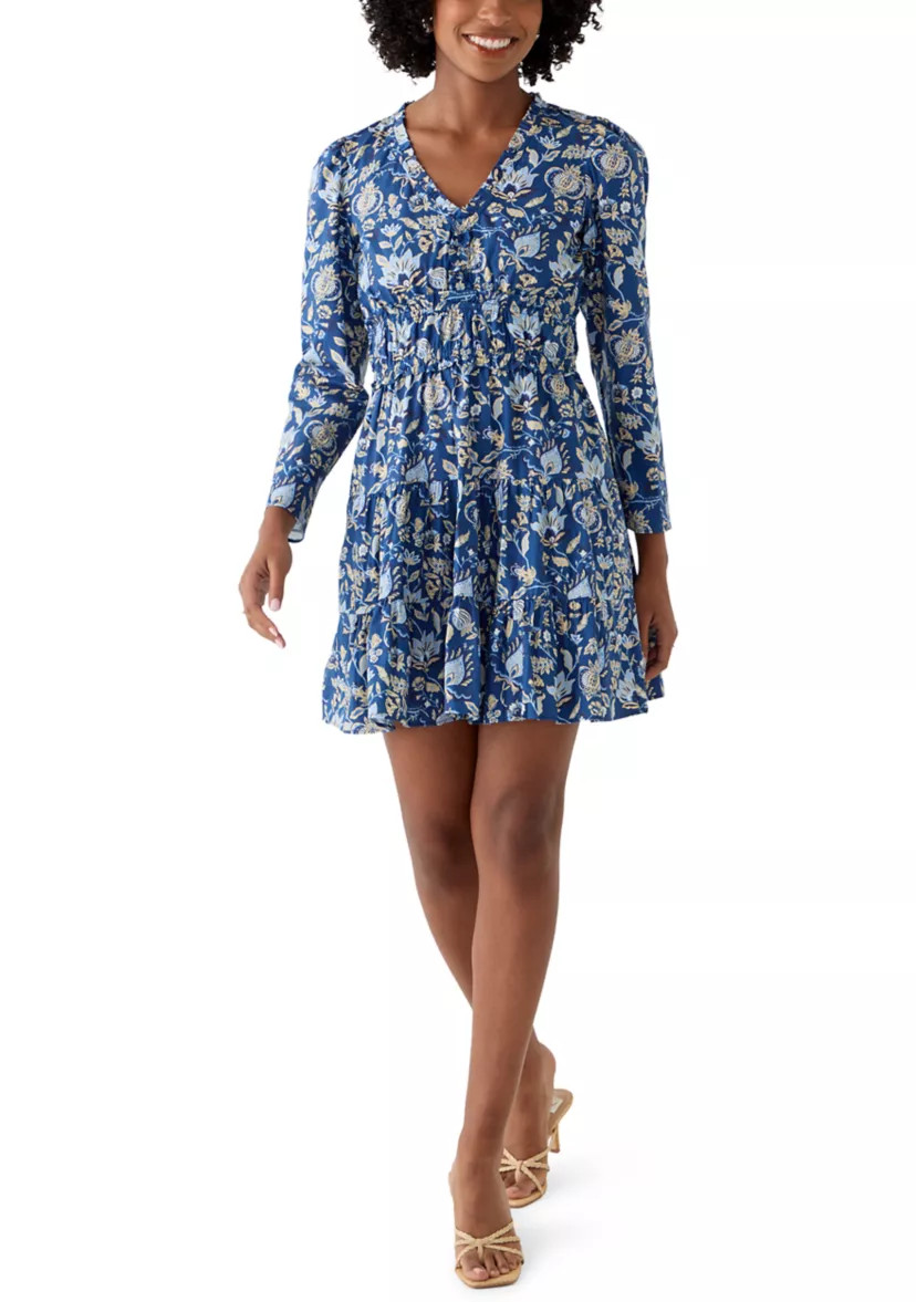 Women's V-Neck Smocked Waist Dress | Belk
