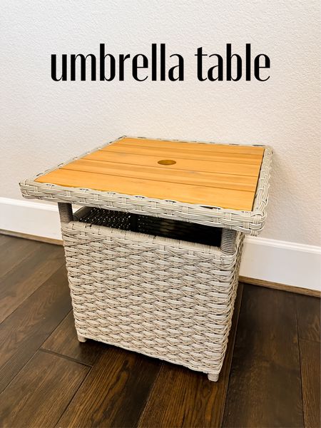 The cutest umbrella table at the lowest price I’ve ever seen