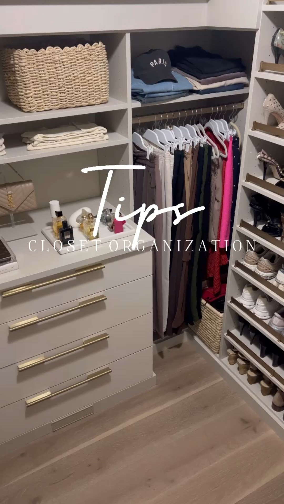 Sharing ways I keep my closet tidy and organized @containerstore 