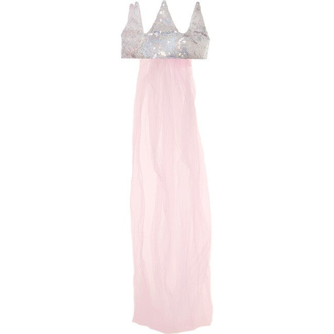 Sequins Crown with Veil | Maisonette