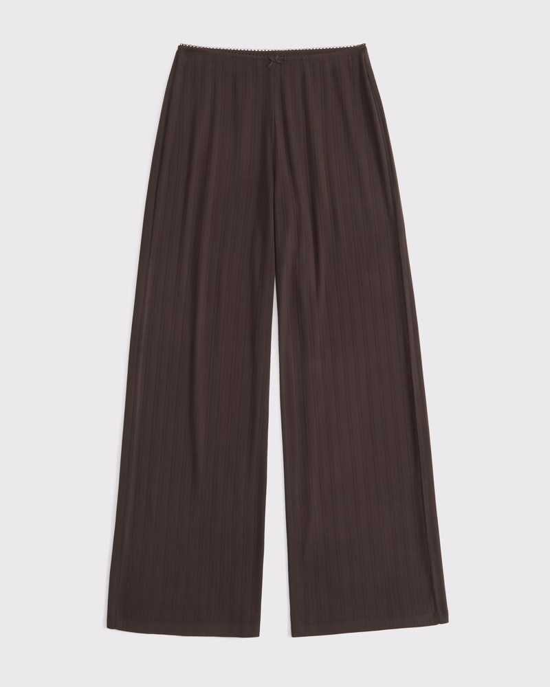 Women's Pointelle Sleep Pant | Women's Matching Sets | Abercrombie.com | Abercrombie & Fitch (US)