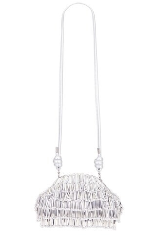 Cult Gaia Jaala Nano Crossbody in Shiny Silver from Revolve.com | Revolve Clothing (Global)
