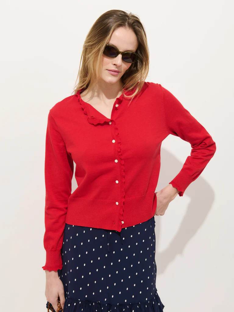 Bella Cardigan In Cotton Cashmere | Alex Mill