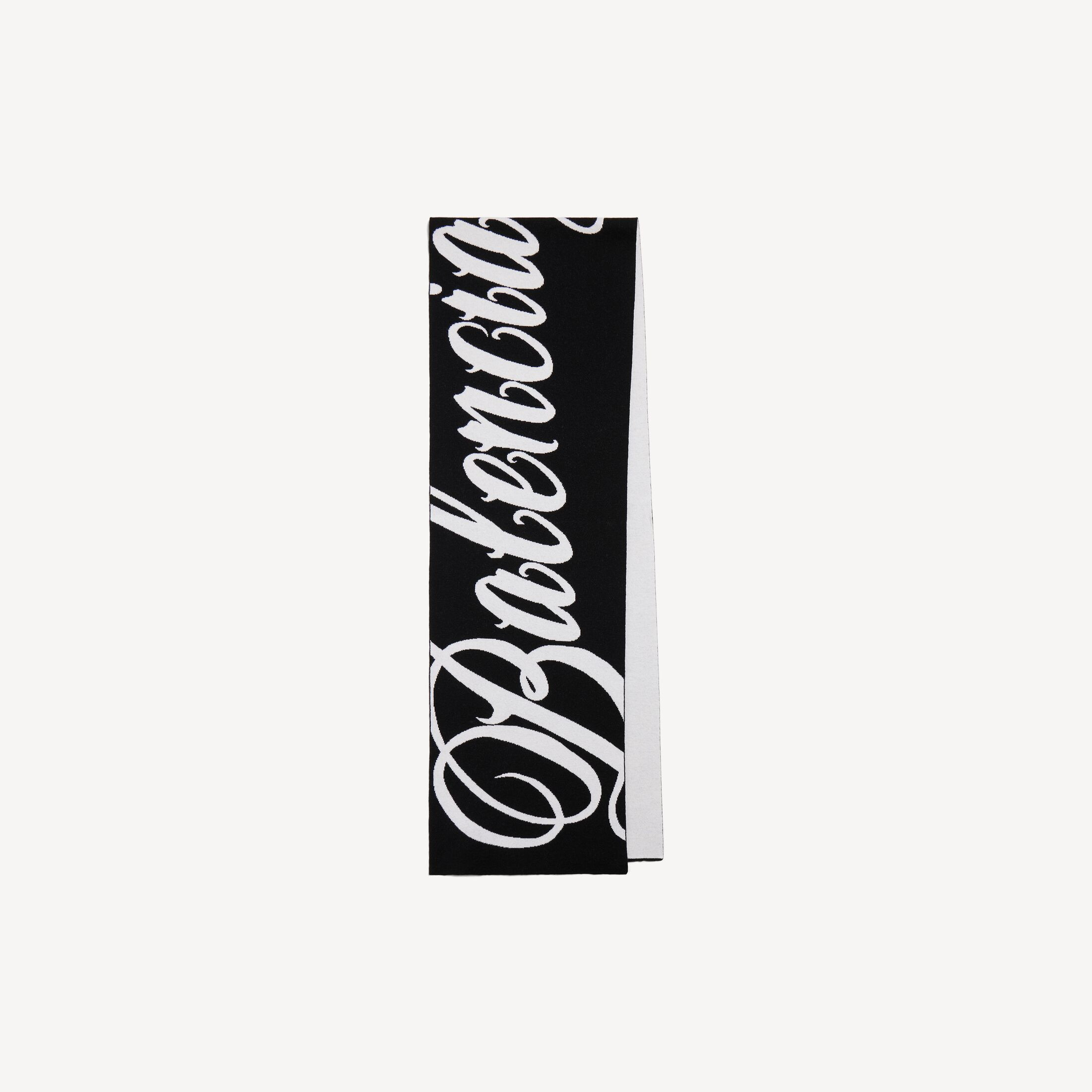 Balenciaga Big B Scarf - Black - Men's | Balenciaga