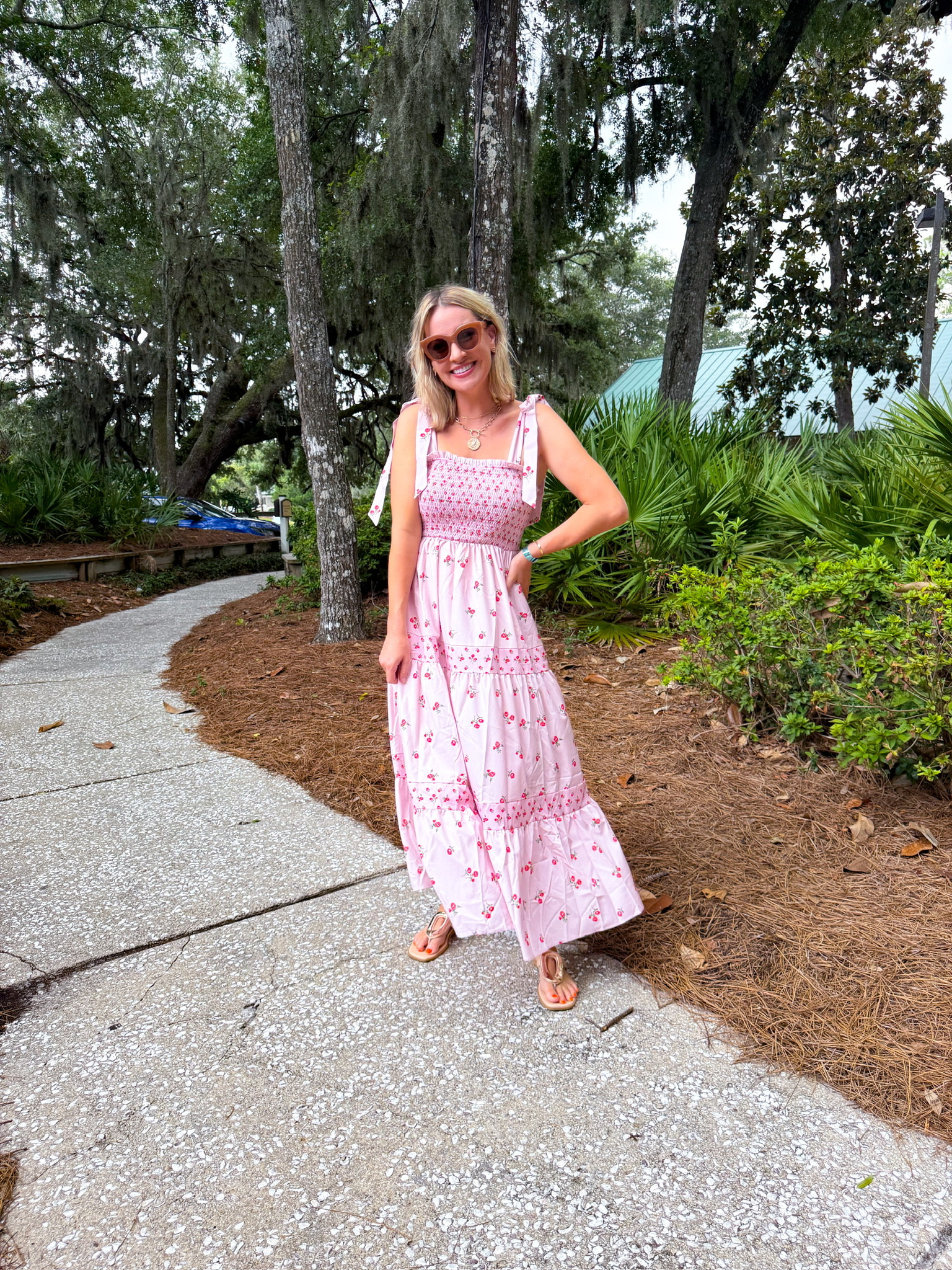 Easy spring dress from Amazon! 

#LTKootd #LTKOver40 #LTKmomlife