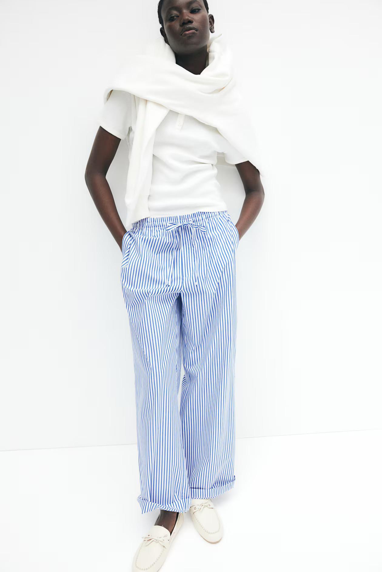 Cotton Drawstring Pants | H&M (US + CA)