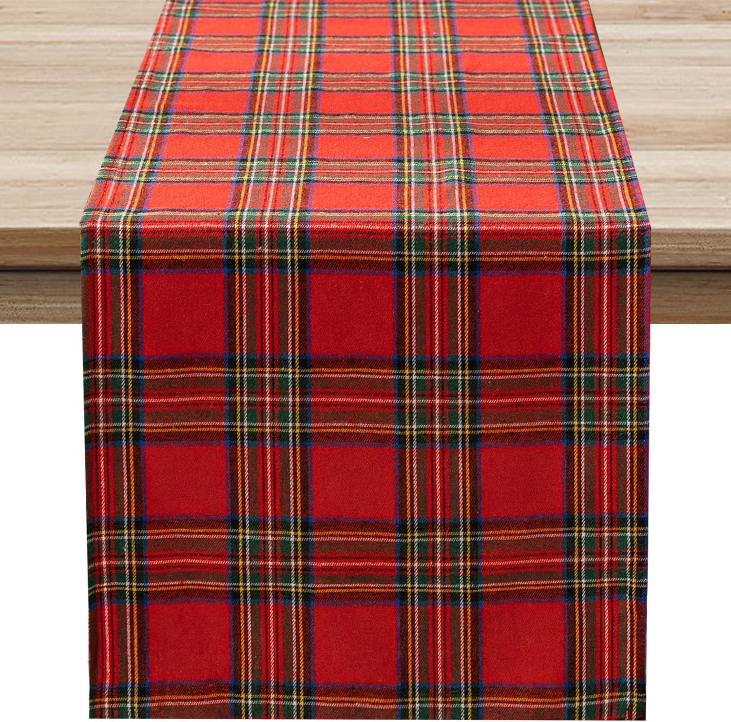 Softalker Christmas Checkered Tartan Table Runner - Red Buffalo Plaid Xmas Stain Resistant Washab... | Amazon (US)