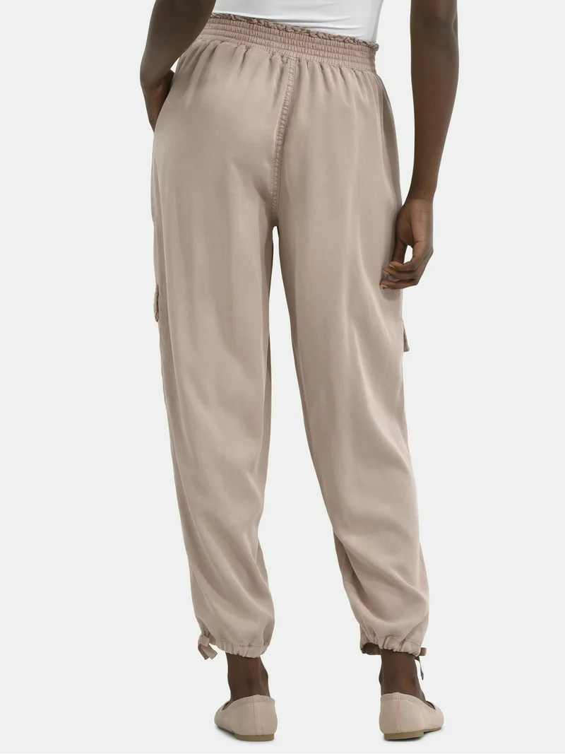 Time and Tru Women's High Rise Jogger Pants, 28" Inseam, Sizes XS-XXXL | Walmart (US)