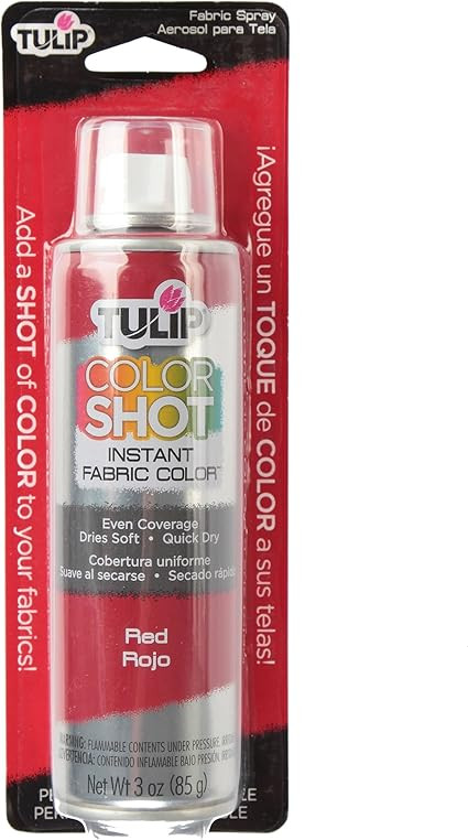 Tulip ColorShot Instant Fabric Color 3oz. Red | Amazon (US)