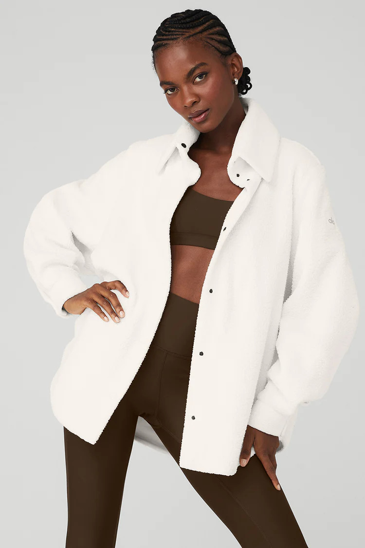 Micro Sherpa Envy Shacket | Alo Yoga (US)