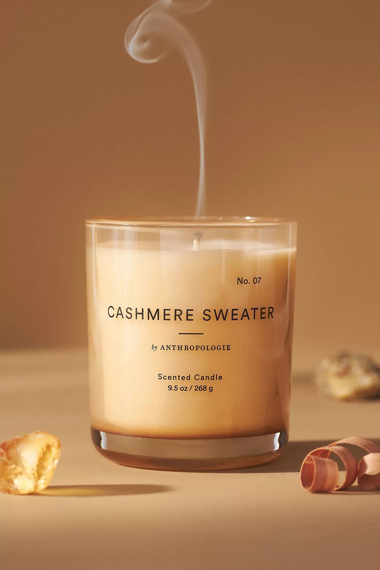 Nostalgia Spice Cashmere Sweater Glass Jar Candle | Anthropologie (US)