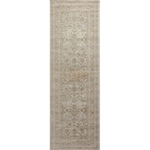 Chris Loves Julia x Loloi Rosemarie Floral Ivory/Natural/ Yellow Area Rug | Wayfair North America