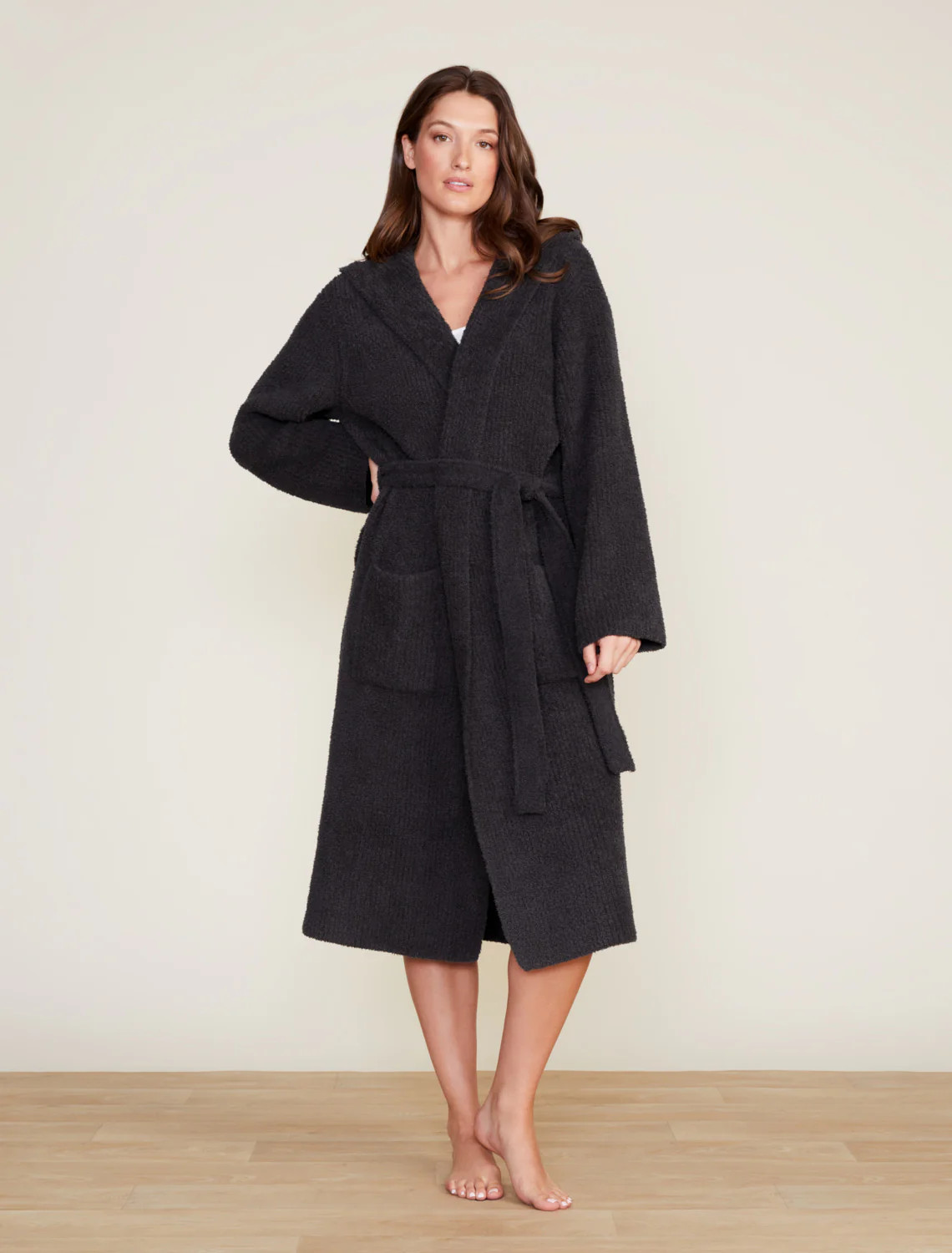 CozyChic® Ribbed Hooded Robe | Barefoot Dreams