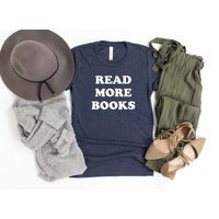 Read More Books Shirt Librarian Gift English Teacher Book Lover Unisex | Etsy (CAD)