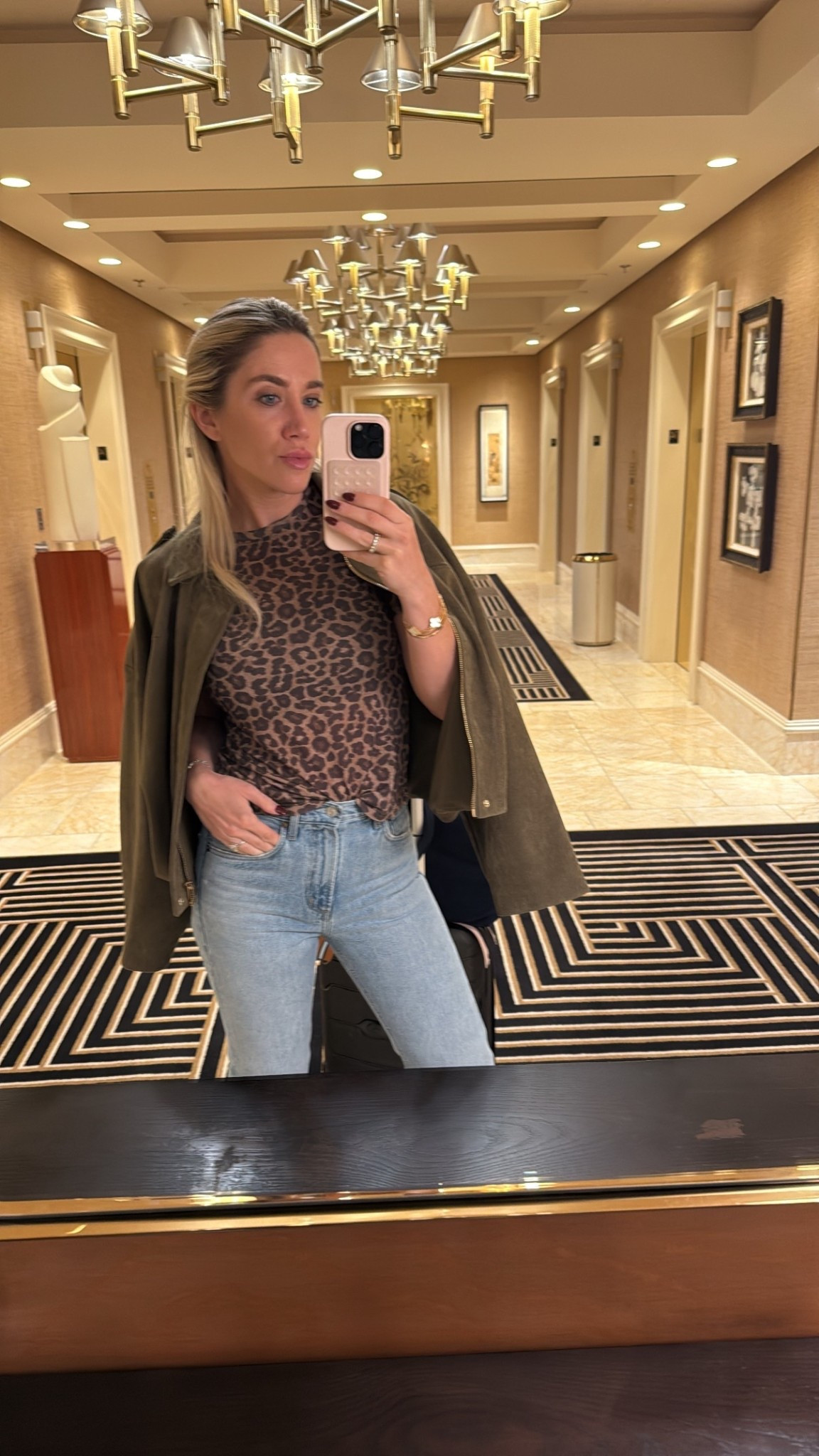 Daytime look with a touch of leopard 
Small jacket
Small tshirt 
25 jeans 
( I’m 5’5) 

#LTKFindsUnder50 #LTKStyleTip #LTKFindsUnder100