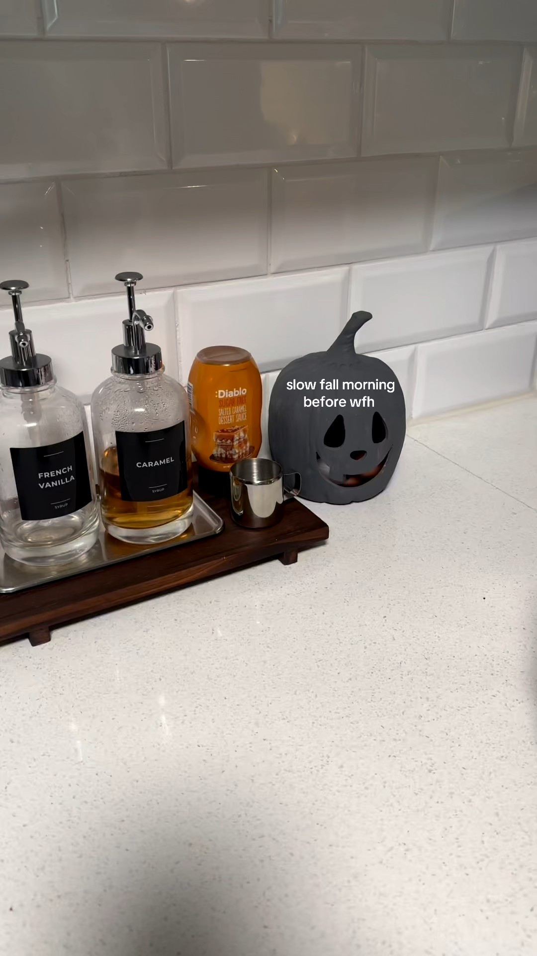 Morning fall coffee routine 🖤

#LTKHome #LTKSeasonal #LTKFindsUnder100