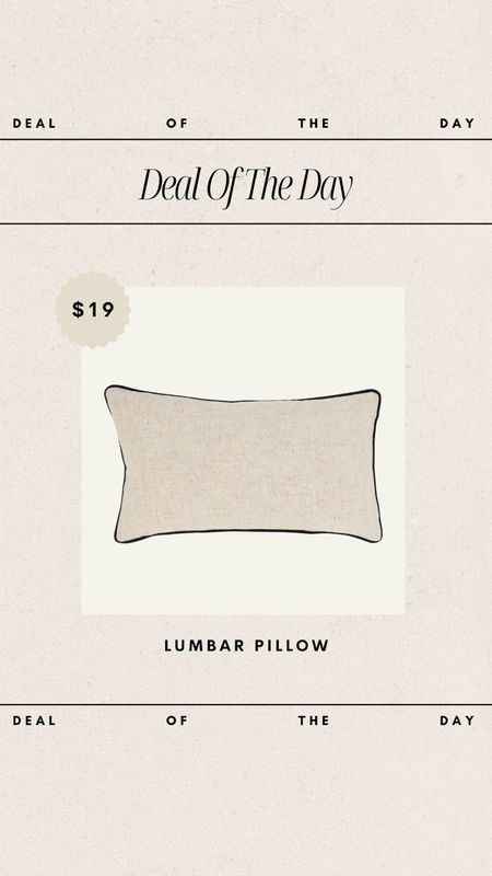 Deal of the Day - Amazon Lumbar Pillow // under $20!

amazon home finds, amazon deals, amazon favorites amazon finds, amazon home finds, pillow cover, pillow, amazon pillow 

#LTKSaleAlert #LTKHome #LTKFindsUnder50