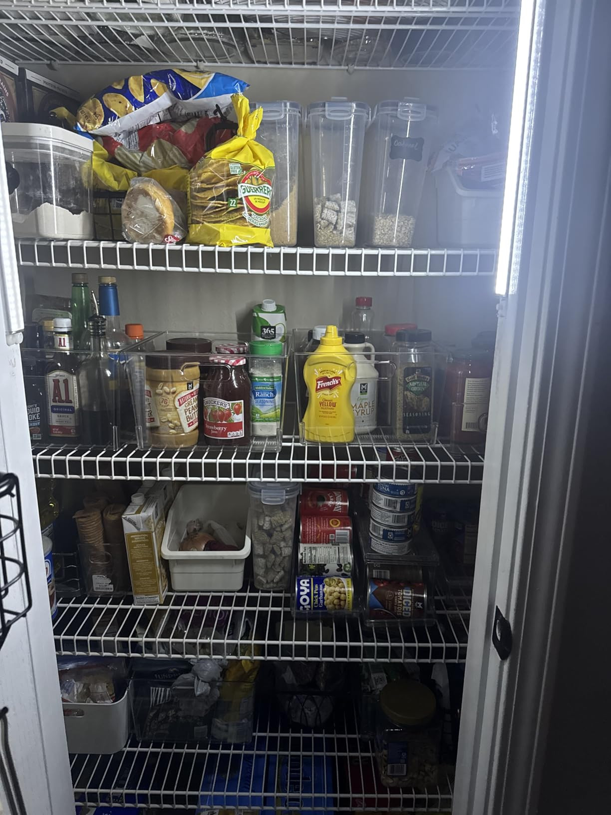 ClearSpace Clear Plastic Storage Bins – XL 4 Pack Perfect for Kitchen,Fridge, Pantry Organizati... | Amazon (US)