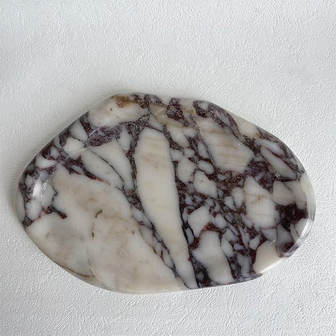 Natural Marble Cloud Tray Small Ornaments Tray Handmade Ring Dish Key Tray for Counter, Vanity, D... | Amazon (US)