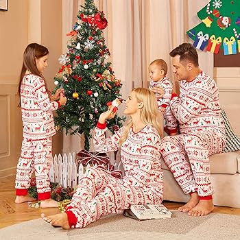 CALLA DREAM Christmas Pajamas for Family,Polyester Christmas Pjs Matching Sets,Mommy and Me Match... | Amazon (US)