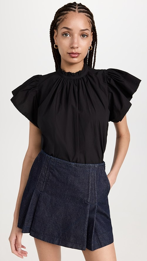Carla Highneck Shirt | Shopbop