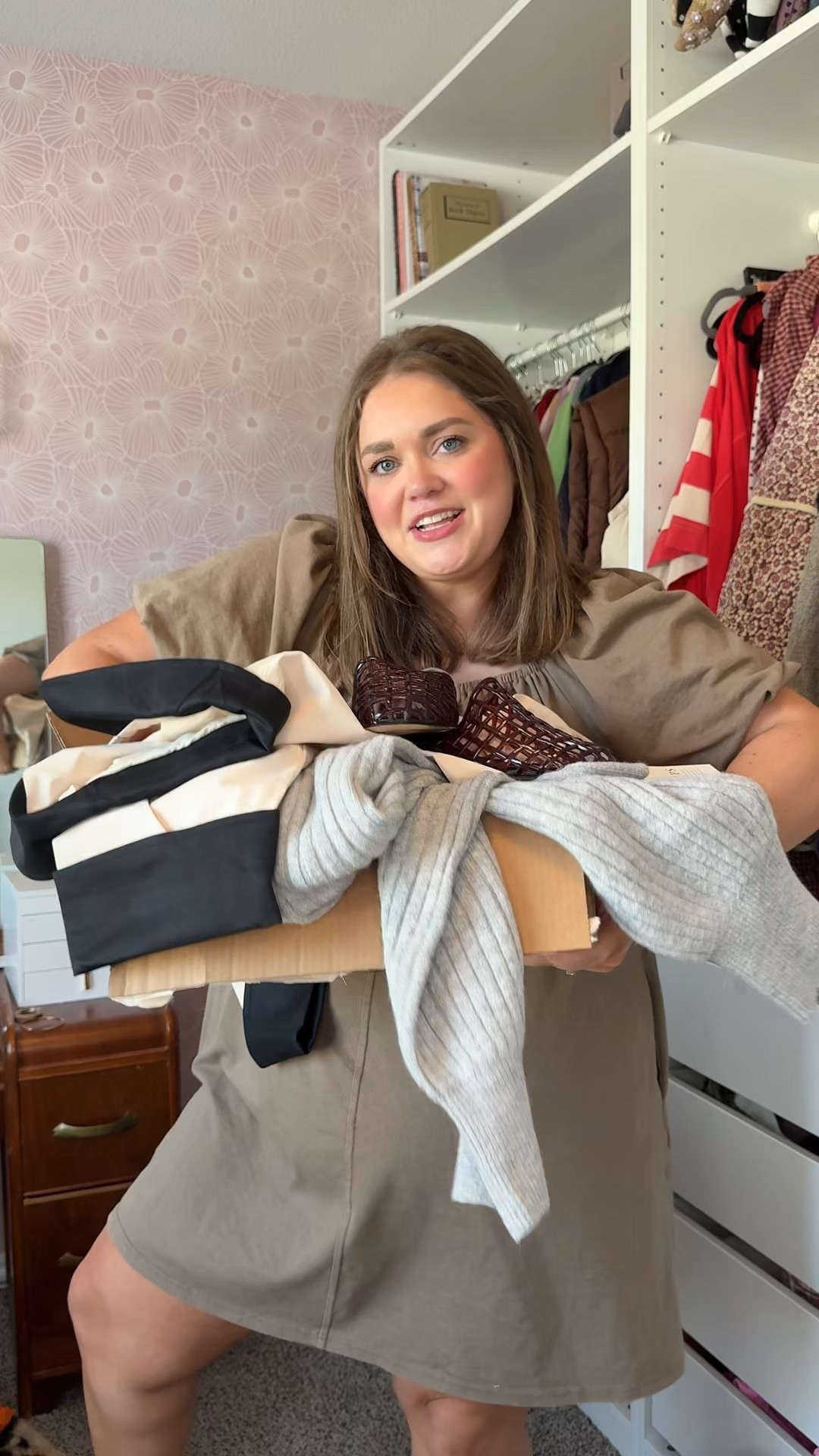 Fall Amazon haul!! Wearing xxl in sweater dress/cardigan, xxl in trench jacket, xxl in white tee, and large in green Zara lookalike jacket. Wearing xxl in dress at beginning 

#LTKFindsUnder50 #LTKPlusSize