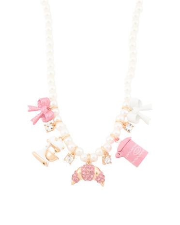 Baking Charms Faux Pearl Necklace | TJ Maxx