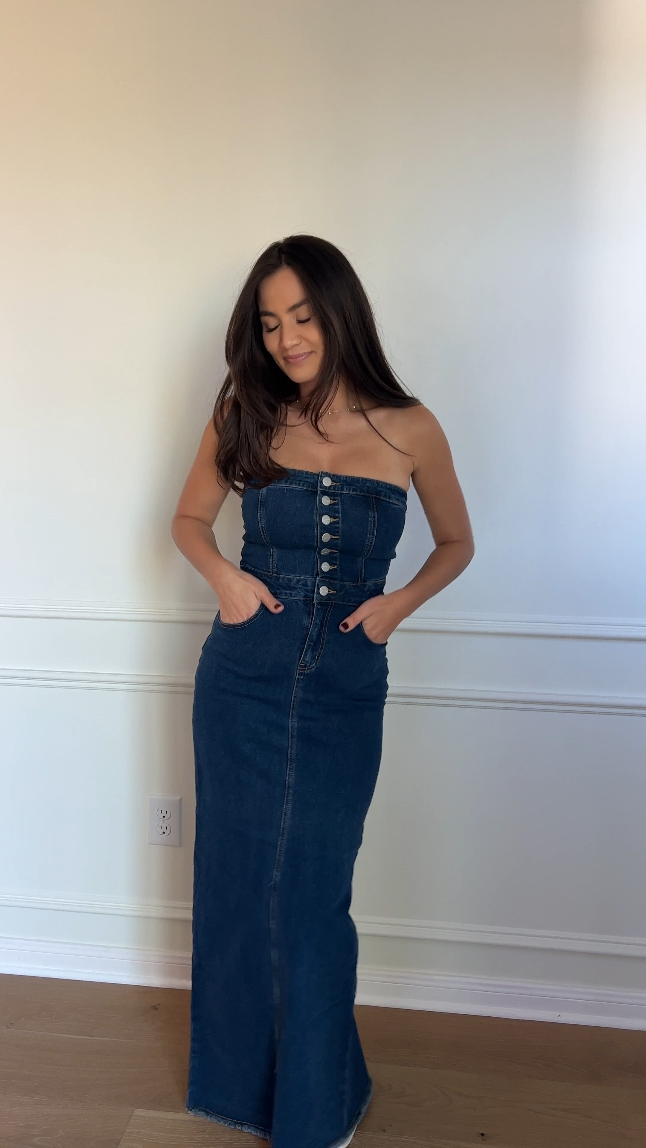 superdown denim dress superdown | Dresses | Revolve Superdown Denim Striped Off The Shoulder Dress  Sz L Guc