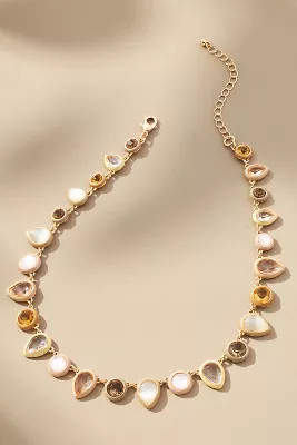 Colorful Enamel Gem Necklace | Anthropologie (US)