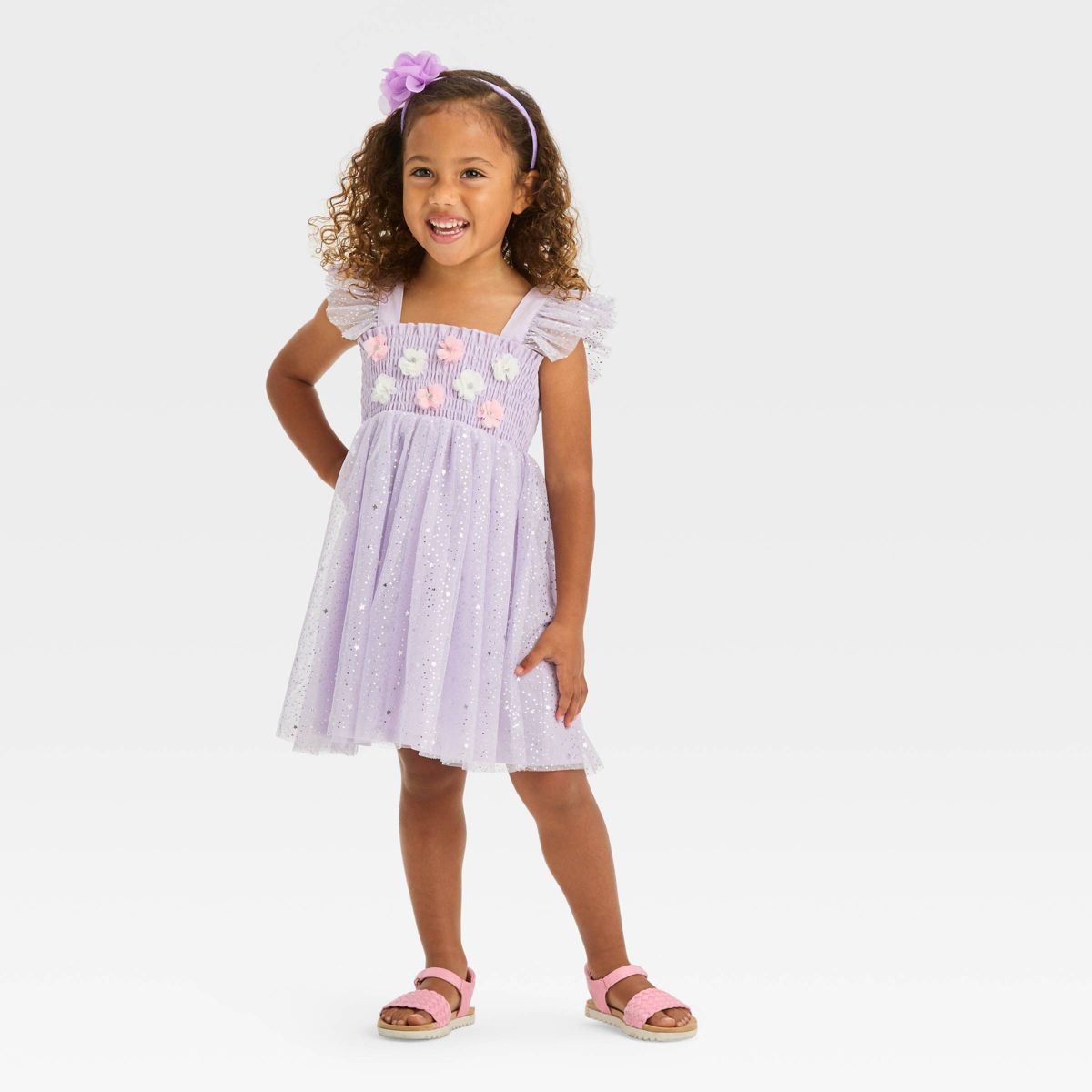 Toddler Girls' Audrey Camille Tutu Dress - Lavender | Target