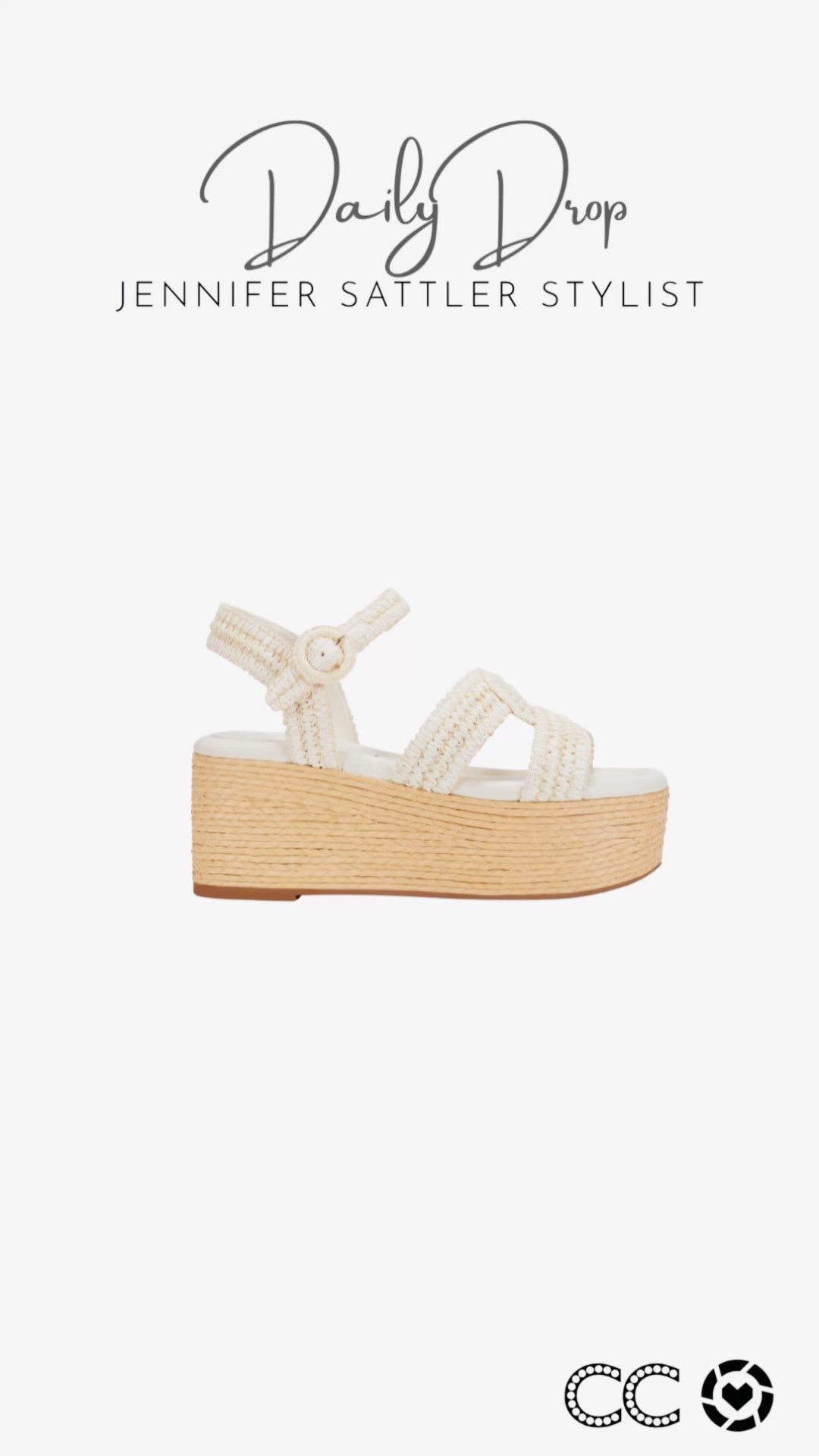 Daily Drop- I prefer a platform over a wedge. They are always comfortable and don’t look like you’re trying so hard when youre wearing casual outfits. These from Nordstrom come in 4 colors!