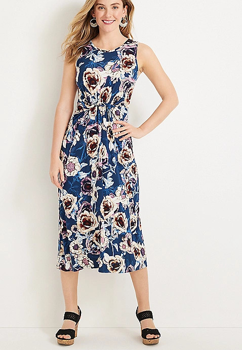 24/7 Tansy Twist Dress | Maurices