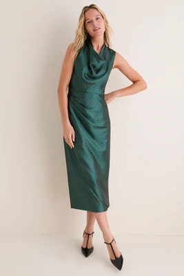 Geometric Tie Jacquard Sinclair Dress | Tuckernuck (US)