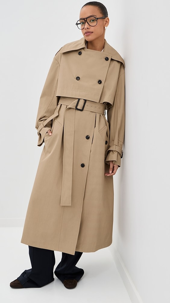 Double Layered Trench Coat | Shopbop