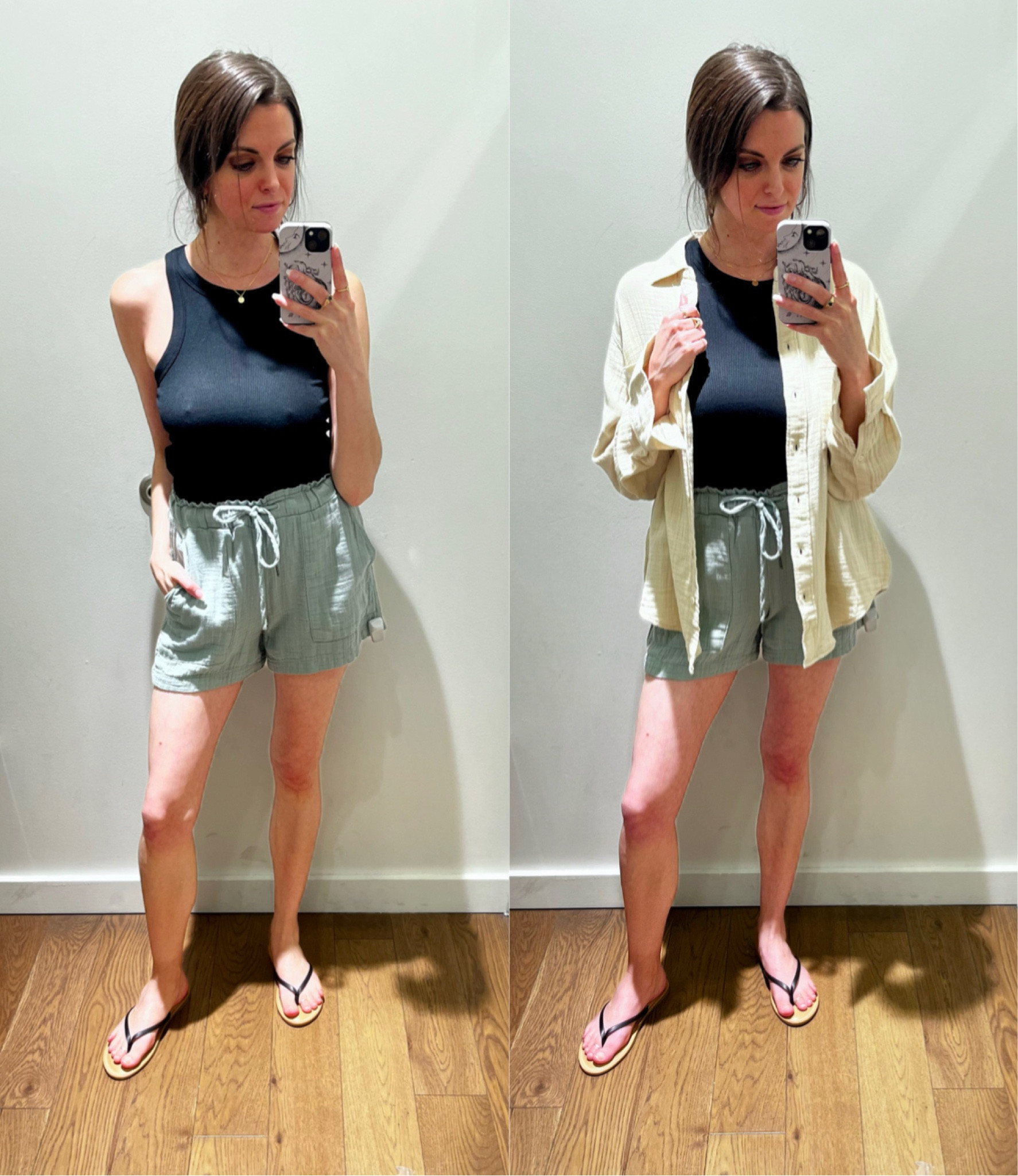 Take this beachy look from day to night! Wearing an XS tank, XS button up, and XXS shorts 

#gap #womensfashion #summerstyles

#LTKFind #LTKstyletip #LTKSeasonal