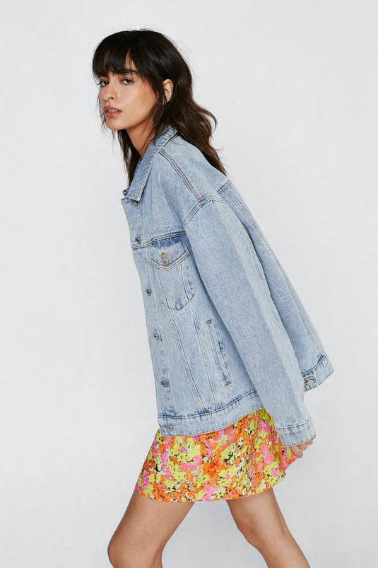 Oversized Denim Jacket | Nasty Gal (US)