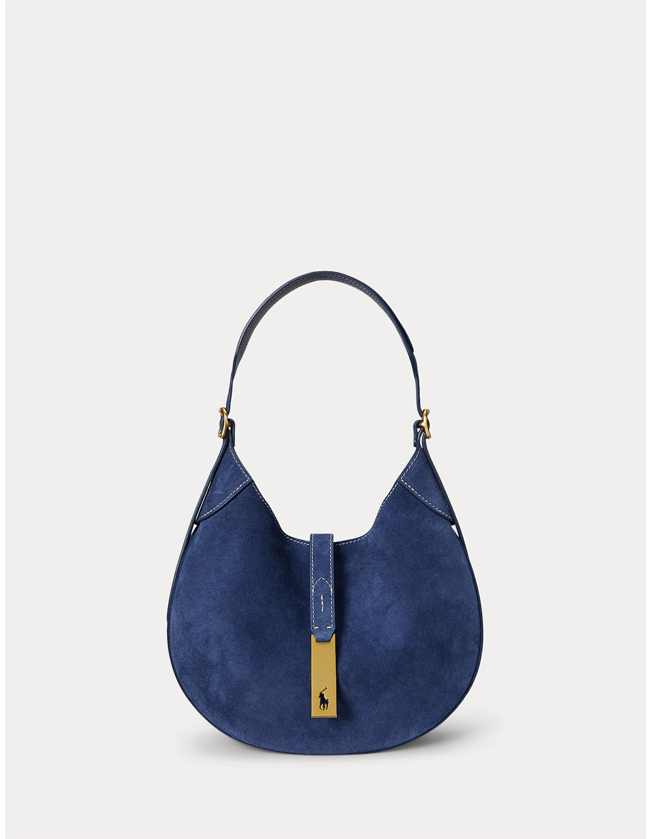 POLO ID SUEDE SMALL SHOULDER BAG | David Jones (Australia & New Zealand)