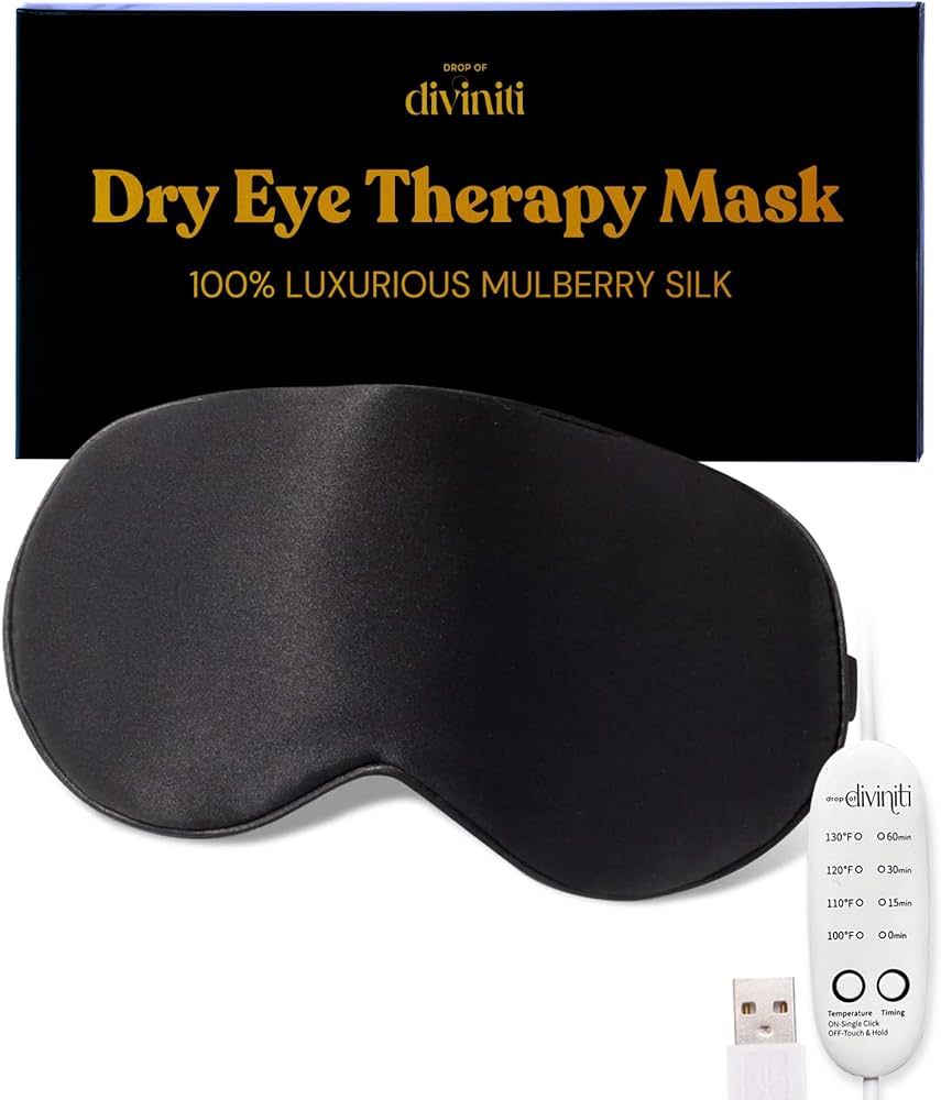 Heated Eye Mask for Dry Eye Relief - Stye Eye Treatment, Warming Eye Mask for Dry Eyes Mask Warm ... | Amazon (US)