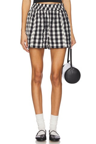 Get Free Seersucker Pull On in Black Combo | Revolve Clothing (Global)